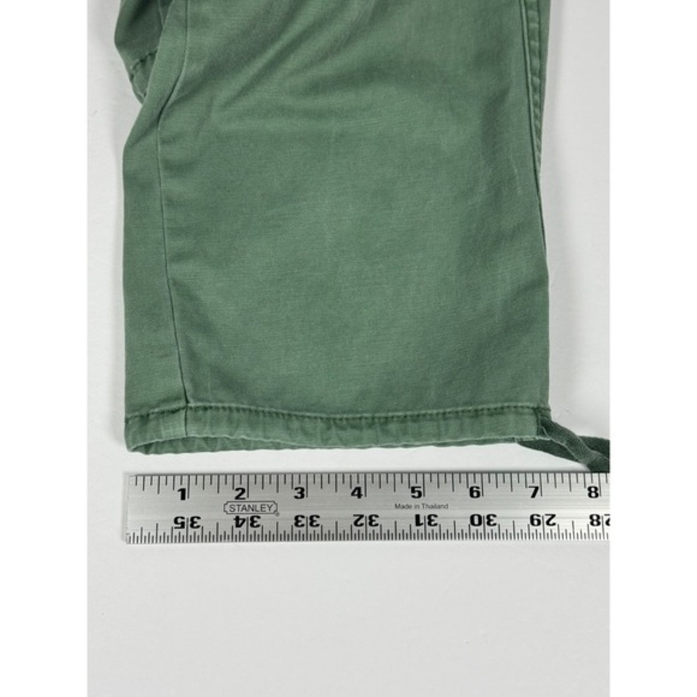Sundance Cargo Pants Womens 8 Green Cotton Stretch Utility‎ Drawstring Hem - Picture 14 of 16